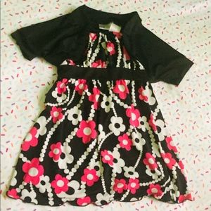 Girl’s Tie-Waist Floral Top